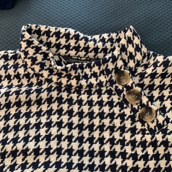 NWT Zara women houndstooth sweater - Picture 2 of 4